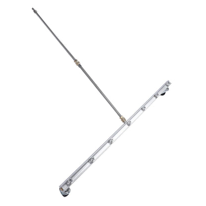39.37inch Pressure Washer Cleaner, Power Pressure Washer Attachment, Stainless Steel Water Broom with 1/4inch Quick Connector, Surface Cleaner for Household and Business Use (for Undercarriage