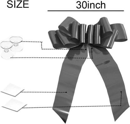 Happy Birthday Car Bow - 30 Inch Big Car Bow for Celebrations, New Home & Birthday Decor