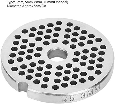 Meat Grinder Blade Mincer Plate Disc Knife Replacement Accessories, Stainless Steel Discs for Mixer FGA