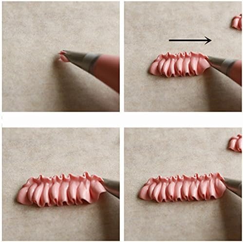 Set of 5pcs Russian Tulip Icing Piping Nozzles Tips for Pastry Cake Decorating Baking Tools