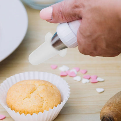 LIFKOME 8pcs Cake Frosting Tip Covers, Silicone Piping Tip Sleeves, Protective Cap Bakeware Set