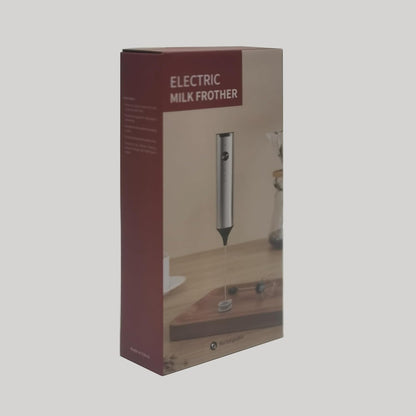 Handheld Electric Milk Frother, Type C Rechargeable Blender, 3 Mixing Speeds, Mini Beverage Blender with 2 Whiskers