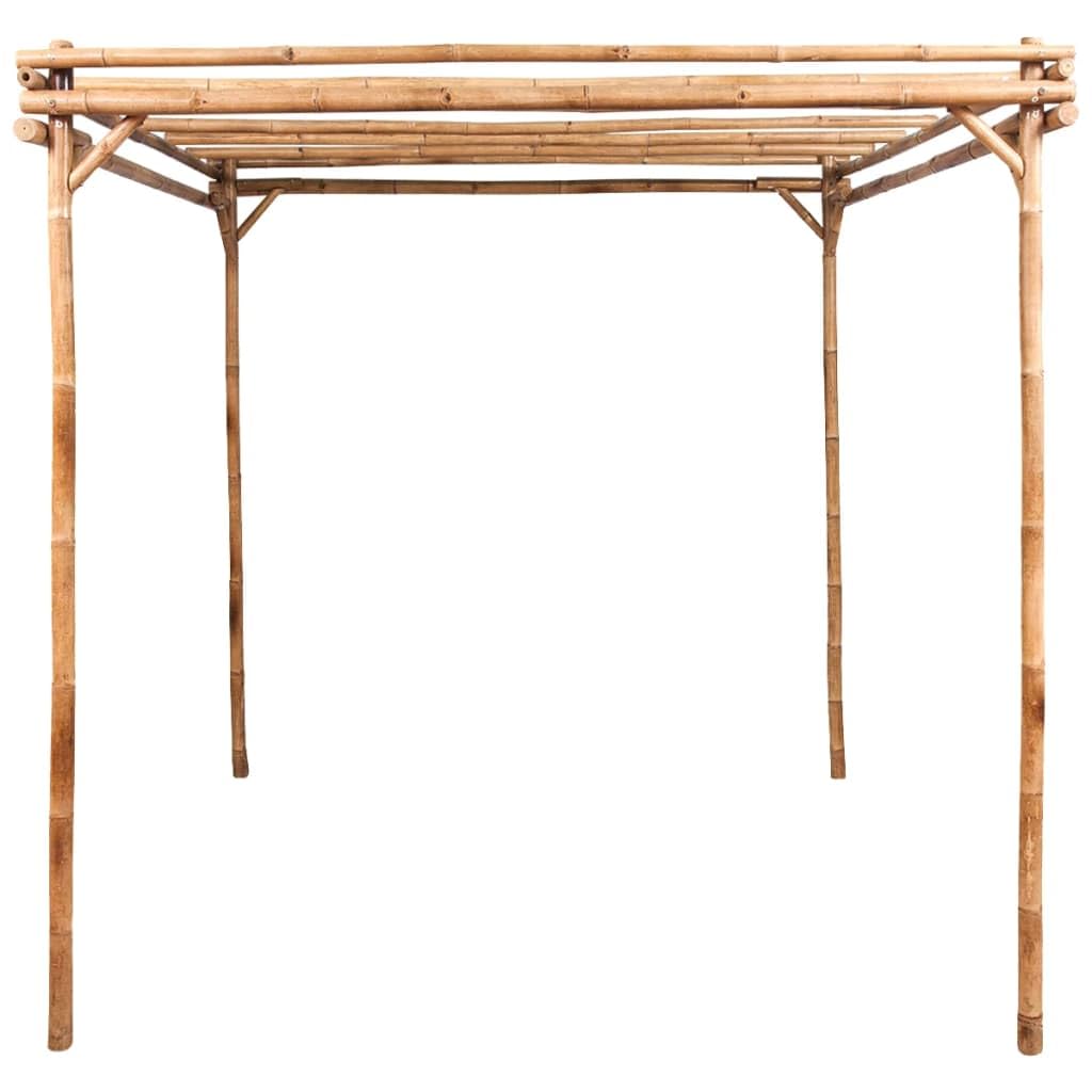Bamboo Pergola 67x67x86.6 Inch Outdoor Garden Trellis for Climbing Plants Rose Archway Weather Resistant Backyard Patio Decor