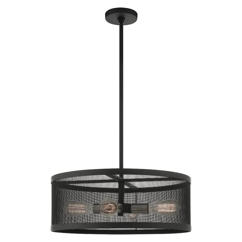 Livex Lighting 4 Light Brushed Nickel Chandelier