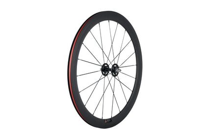 Queen Bike 50mm Carbon Fiber Track Wheel Matte Finish 3K Fixed Gear Wheelset with Cog
