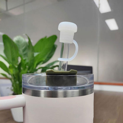 1Pc Straw Cover for Stanley Tumbler Cups, Reusable Food-Grade Silicone Straw Cap, Suitable for 6-10 mm Straws, Kitchen