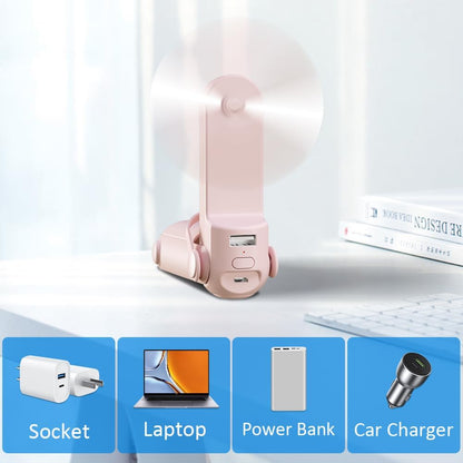 LifePlus Air Cooler - 3 IN 1 Handheld Fan, Personal Fan, Small Pocket Fan, Portable Desk Fan, Speed Adjustable