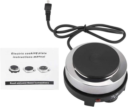 Nikou Electric Mini Stove, Portable 500W Cooking Plate Hot Plate Multifunction Home Heater (US Plug 110V)