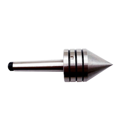Wood Lathe Accessories MT1 Heavy Duty Live Tailstock Center Woodworking Wood Lathe Ball Bearing Rotary 60 Degree Point (MT1)