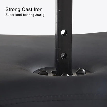 GenSDH Cross Legged Office Chair Meditation Kneeling Chair, Ergonomic Seat, Height Adjustable 2 Cushions Orthopedic Chairs, Five Pronged with Caster Support,Gr-Electroplated Legs