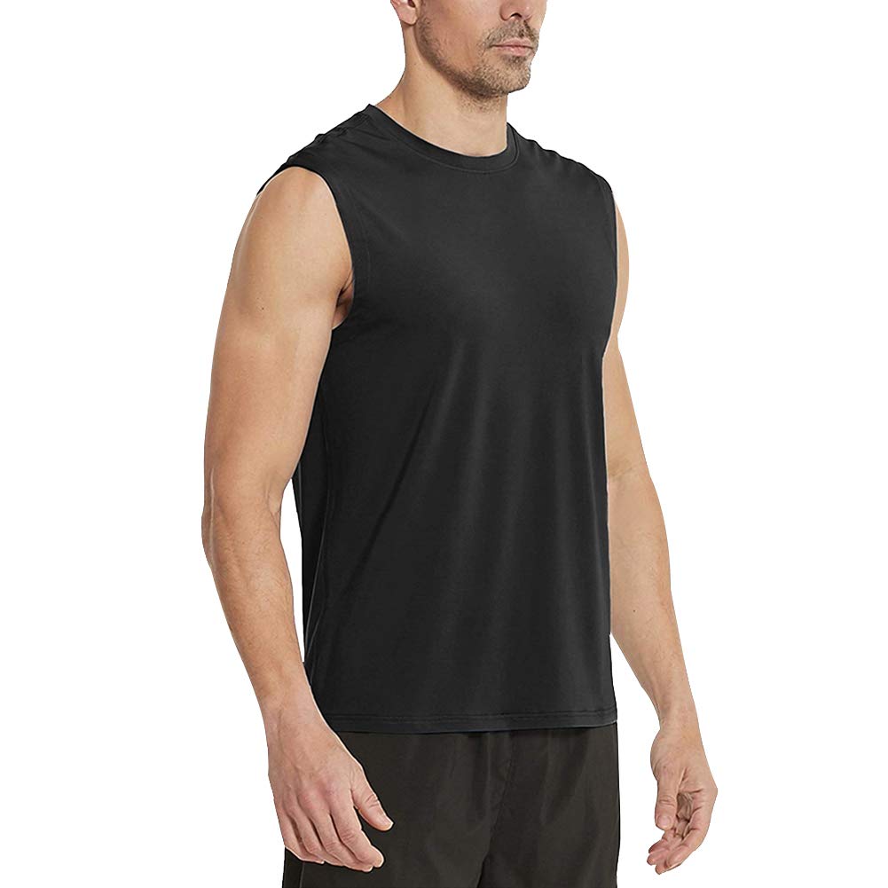 MeetHoo Men's Tank Top, Muscle Shirts, Tank Shirt, Sleeveless Shirt, Quick-Drying Undershirt, Gym, Running for Men