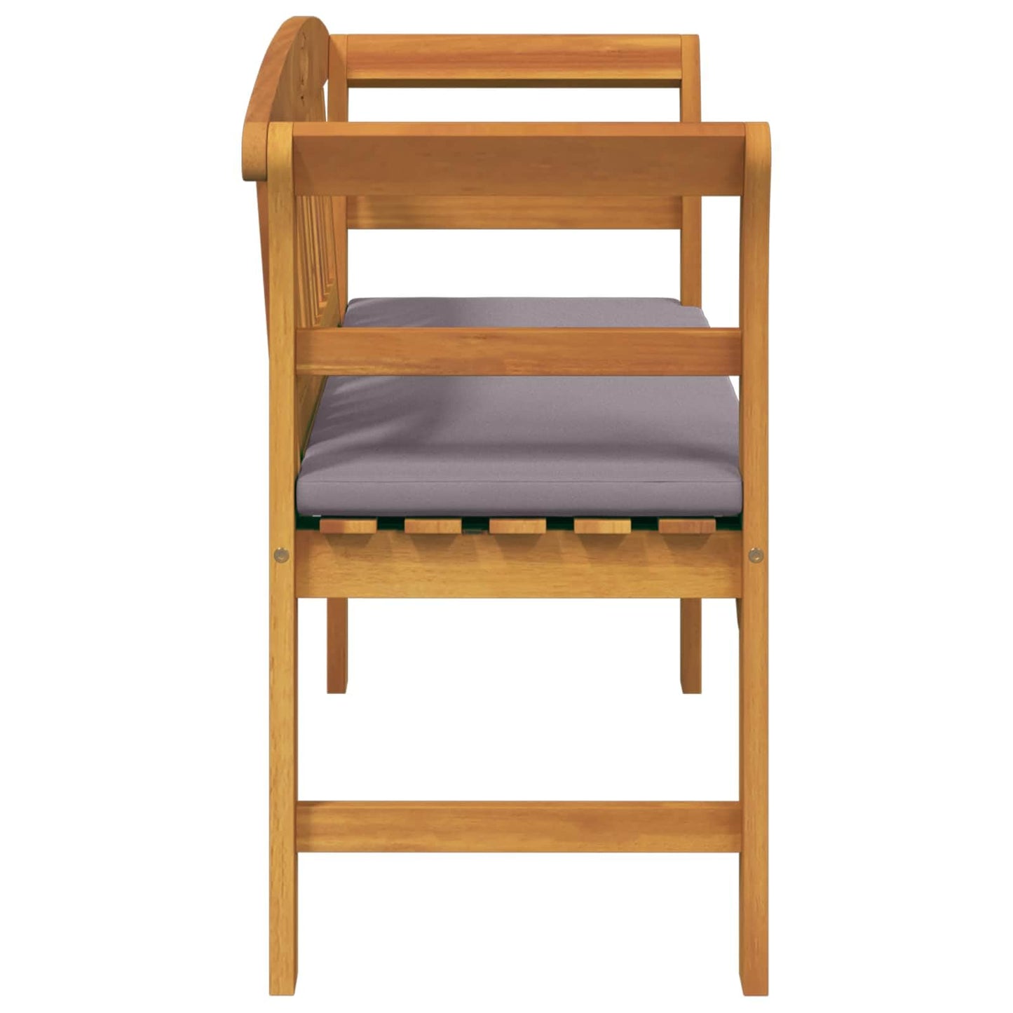 GFDWPUY Outdoor Rose Bench Hand Carved Solid Acacia Wood 44.88 x 18.11 x 32.48 in Natural Finish for Balcony Garden Patio