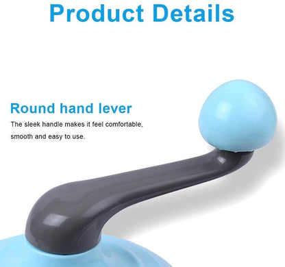 Egg Whisk &Separators Plastic Hand Crank Push Whisk Blender for Home - Versatile Tool for Egg Beater, Milk Frother, Hand Push Mixer Stirrer - Kitchen Utensil for Blending, Whisking, Beating