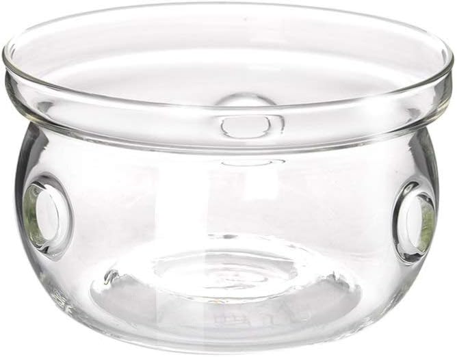 Hemoton Glass Teapot Warmer, Candle Holder Base for Tea Stove Heating Accessories