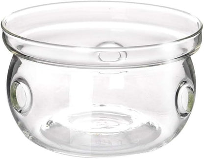Hemoton Glass Teapot Warmer, Candle Holder Base for Tea Stove Heating Accessories