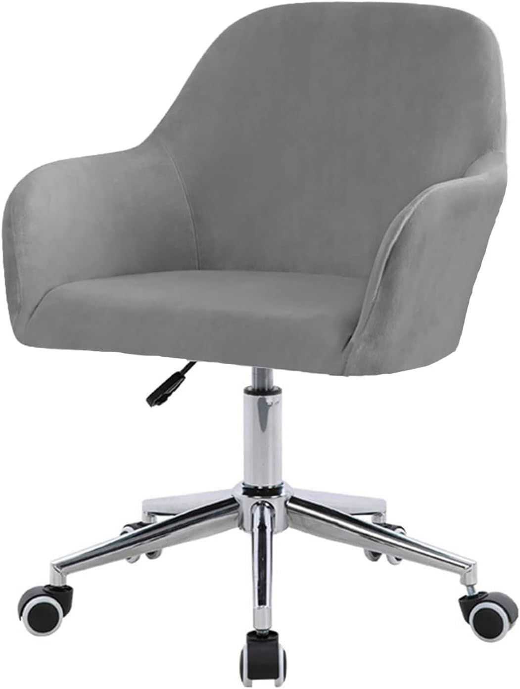 ZHUIYUAN Velvet Office Chair Slipcover with Arms, Cover for Vanity, Modern Office Computer Chair Protector, Stretch