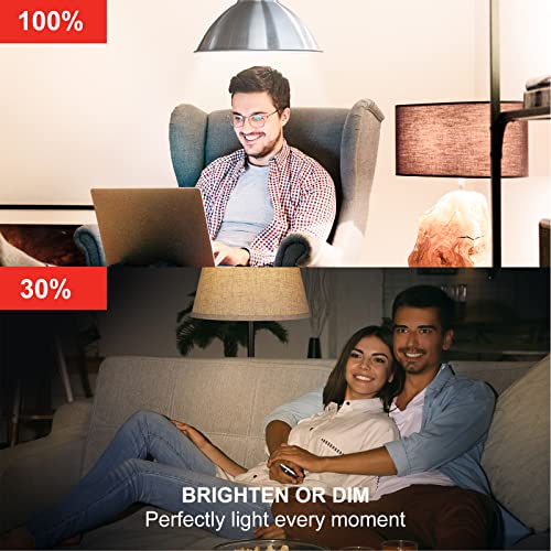 Sengled Smart Light Bulbs, Zigbee Hub Required, Works with Alexa and SmartThings, Voice Control with Google Home and Echo with built-in Hub, Soft White 60W Equivalent A19 Dimmable Smart Bulbs, 4-Pack