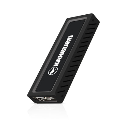 Kanguru UltraLock 1 TB USB-C M.2 NVMe - Portable External Solid State Drive – SuperSpeed+ USB 3.1 Gen 2