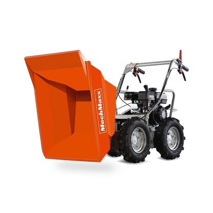 MechMaxx 660Lb Capacity 212cc 7HP Gas Powered Wheelbarrow Dumper Dump Cart,3F+1R Gearbox, T30