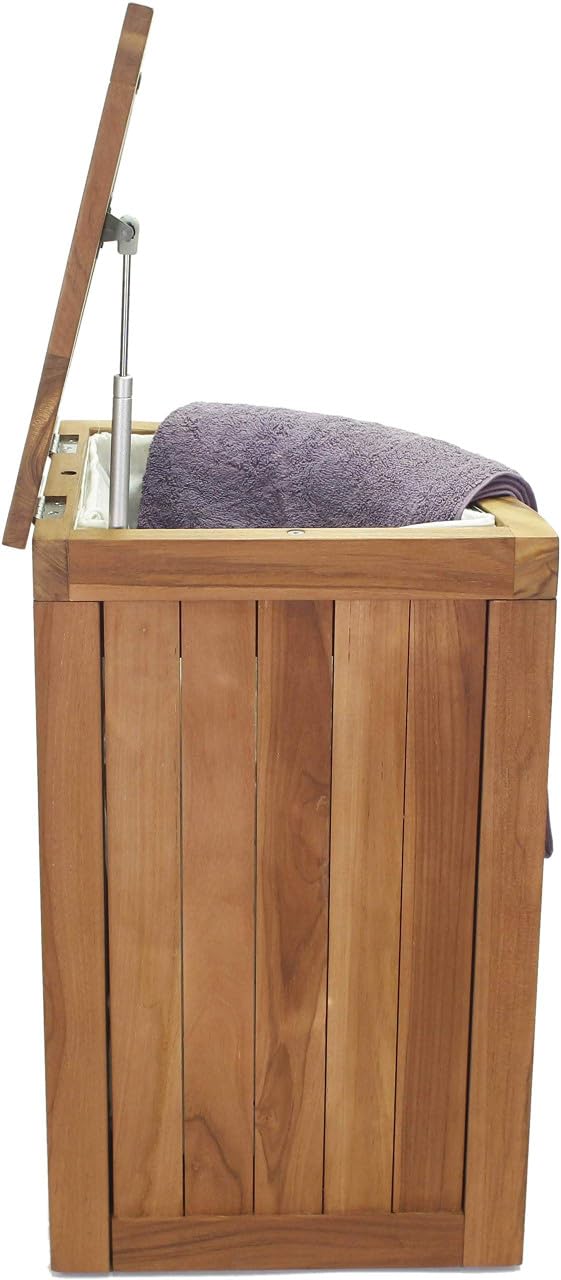 Kai Corner Teak Laundry & Storage Hamper