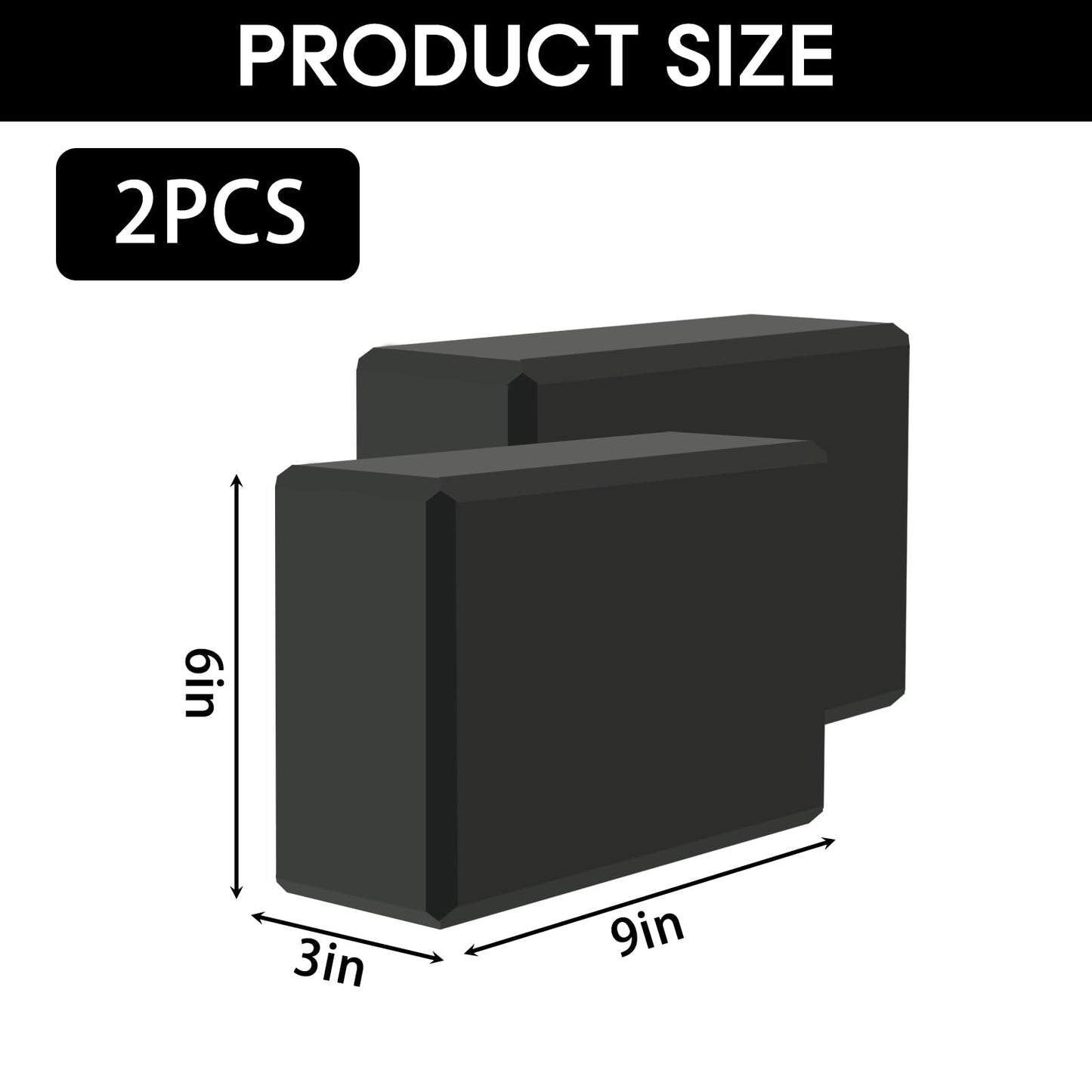 Yoga Block - Supportive Latex-Free Eva Foam - Soft Non-Slip Surface with Beveled Edges for Yoga, Pilates, Meditation - Yoga Accessories for Stability, Balance, Deepen Stretches