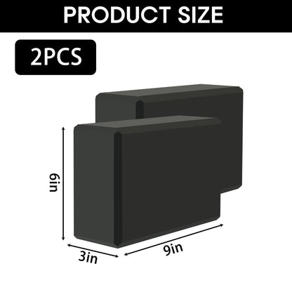 Yoga Block - Supportive Latex-Free Eva Foam - Soft Non-Slip Surface with Beveled Edges for Yoga, Pilates, Meditation - Yoga Accessories for Stability, Balance, Deepen Stretches