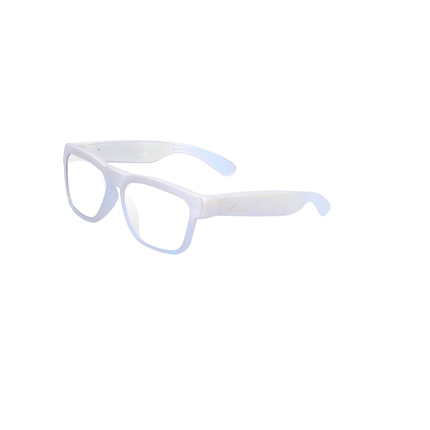 OhO Smart Glasses,Polarized Sunglasses with Bluetooth Speaker,Athletic/Outdoor UV Protection and Voice Control,Unisex(Mirror Blue Lens)