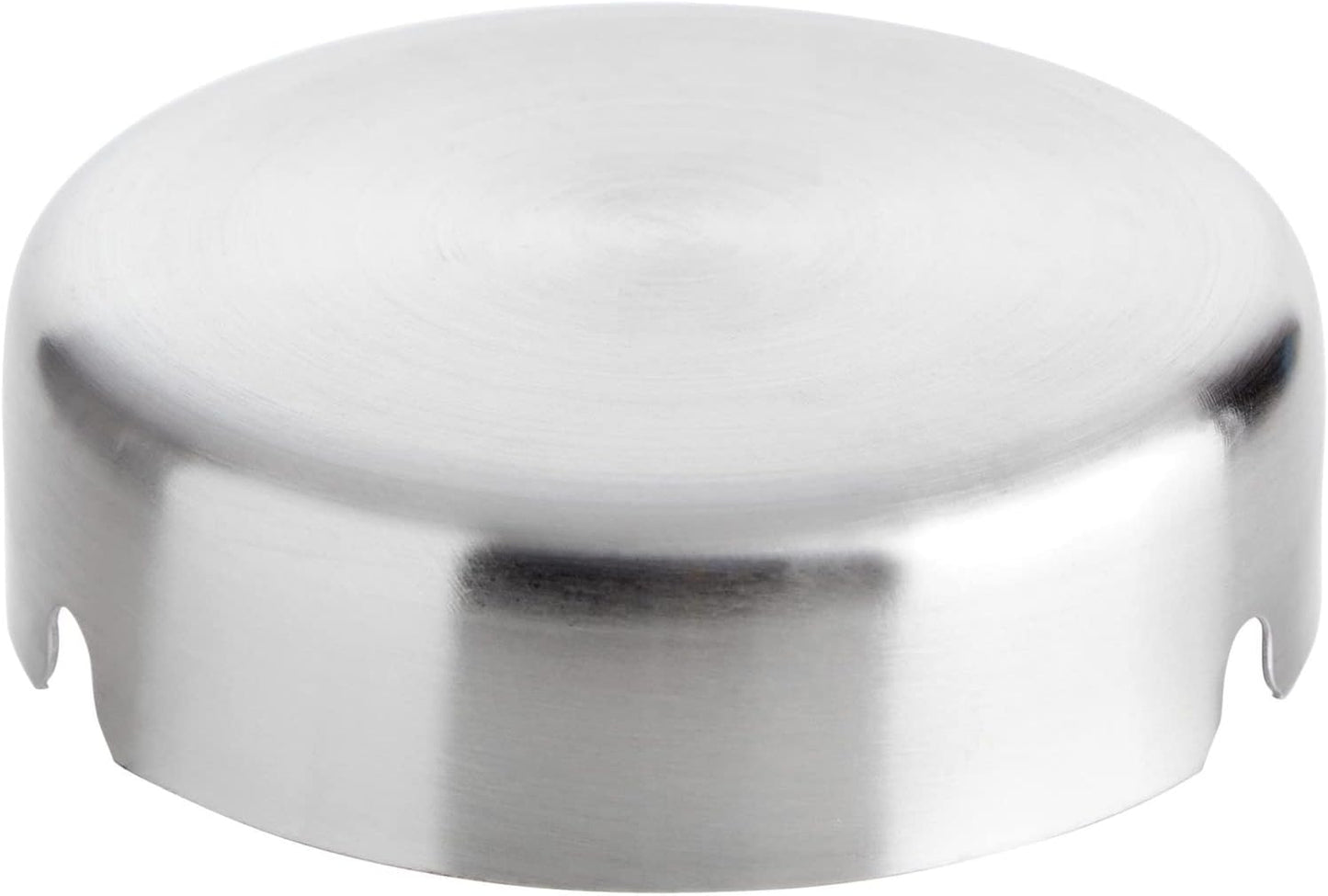 Juvale 5 Pack Stainless Steel Ashtrays - Round Patio Ashtray for Cigarettes, Indoor & Outdoor Use