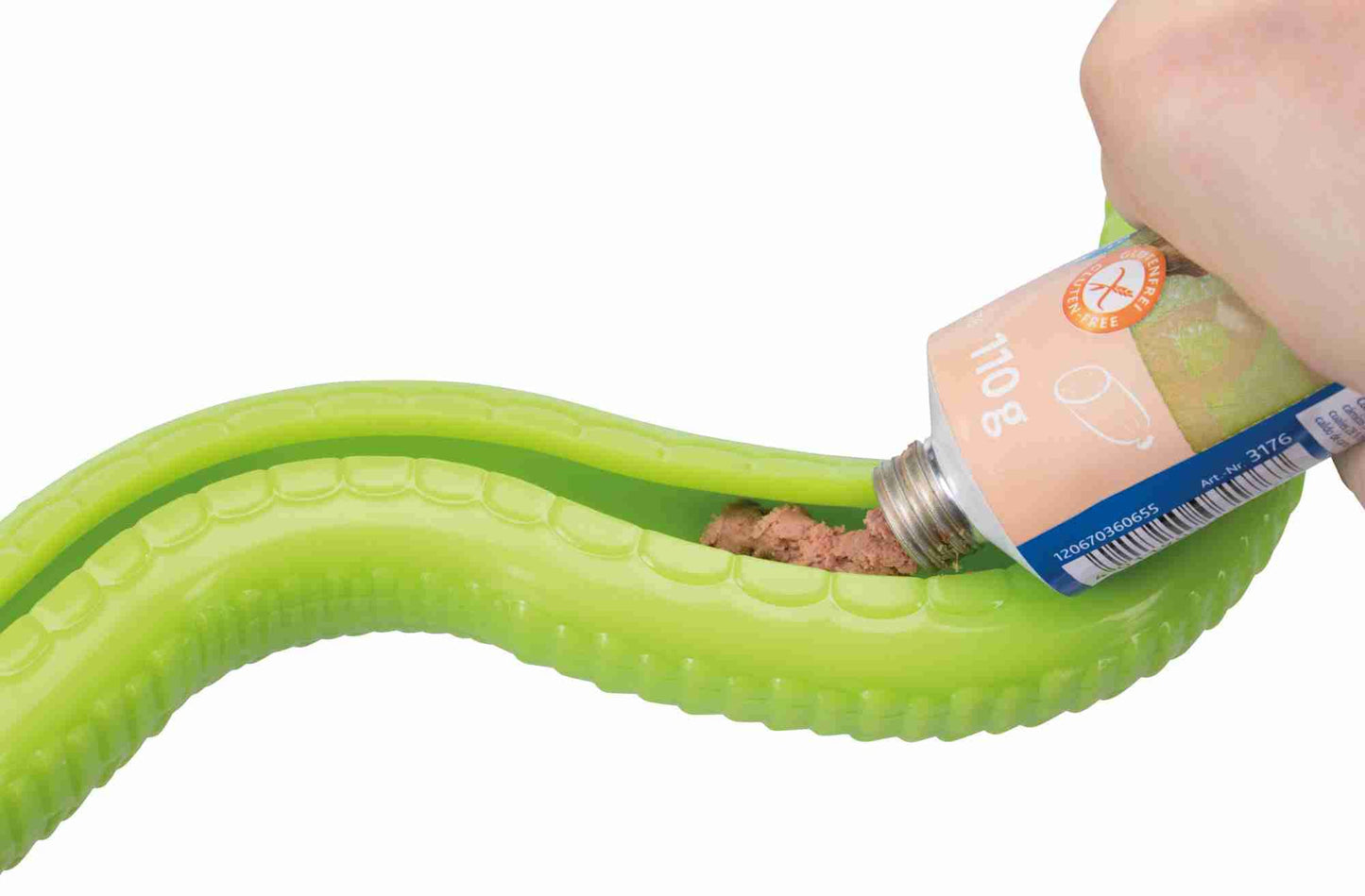 Trixie Snack Snake Dog Puzzle Toy for Dogs, Dog Enrichment Toy, Interactive Chew Toy, Treat Dispenser, 16.5" (42cm)