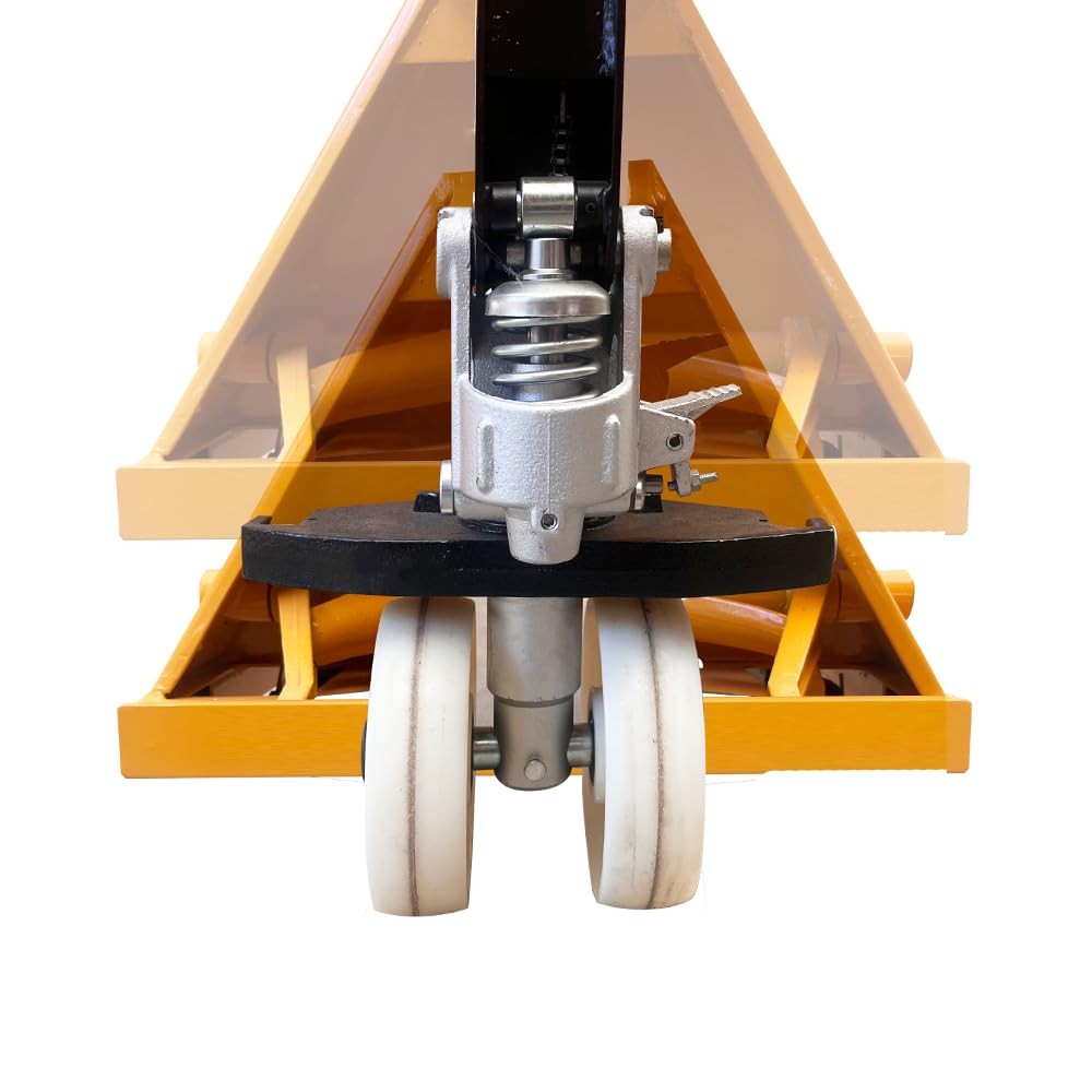 KT-PJ685 6600LBS/3000KG 27 Inch Hand Hydraulic Pump Pallet Jack Manual Forklift Lift Hand Pallet Truck for Warehouse, Manufacturing and Retail (27 INCH)