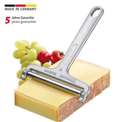 Westmark Wire Cheese Slicer – Stainless Steel Cheese Cutter with Adjustable Angle-Controlled Thickness, German Multipurpose Cheese Slicer for Gouda, Emmental, Edam