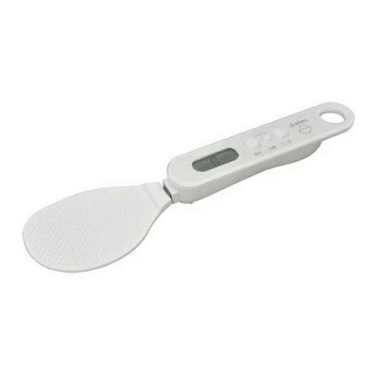 DRETEC [attained calories of rice] digital rice scoop scale white PS-033