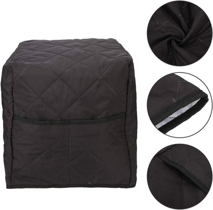 Black Coffee Maker Cover, Stain Resistant Washable Appliance Cover to Protect Coffee Machine (32 X 31 X 36cm)