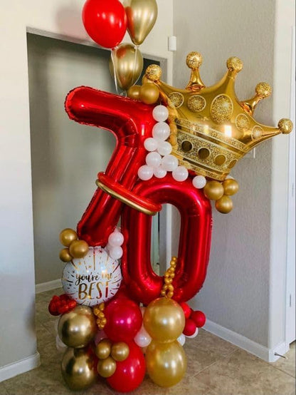 Red Number 11 Balloon - 40 Inch Birthday Decoration for 11th Birthday Parties | Perfect for Boys & Girls