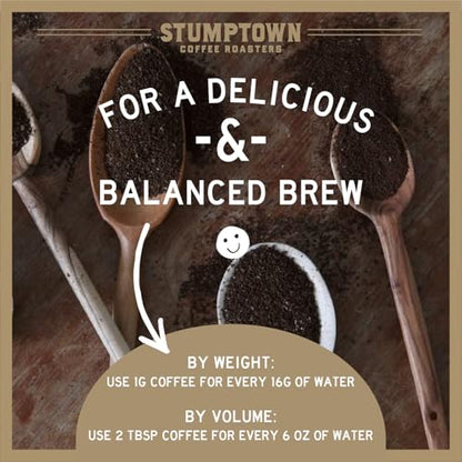 Stumptown Coffee Roasters, Organic Medium Roast Ground Coffee - Holler Mountain 12 Ounce Bag, Flavor Notes of Citrus Zest, Caramel and Hazelnut