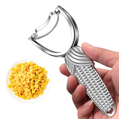 Huakai Corn Prep Peeler,Corn on the Cob Stripper Tool/Wider non-slip Handle/10-year Rustproof/Durable and efficient.