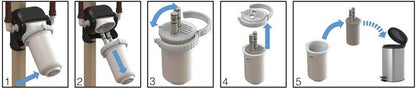EcoPure EPWHEF Whole Home Replacement Filter, White