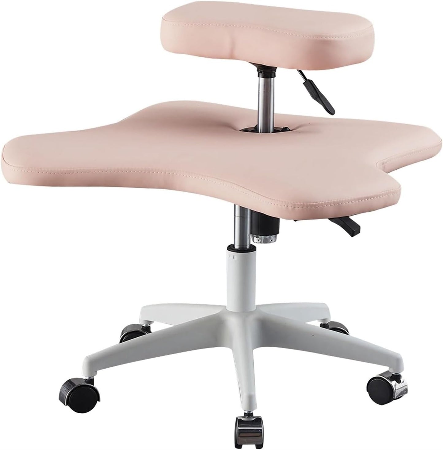 Meditation Chair,Cross Legged Chair, Ergonomic Cross Legged Chair for Home/ADHD Gameing Chairs for Adults Cross Legged, White Black Meditation Chair(Pink)