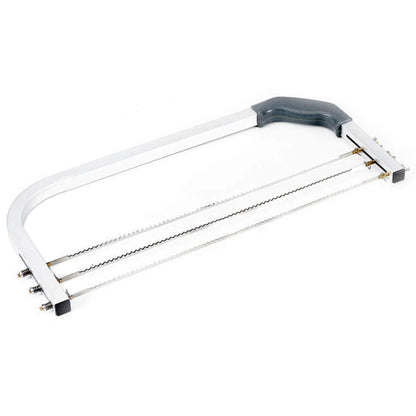 Vornetil Cake Leveler,3 Blades Adjustable Layer Cakes Cutter Stainless Steel,Bread Cutter Toast Cutting Saw Baking Tools Accessories,Baking and Pastry Tools,Slicer Leveler for Cake Making