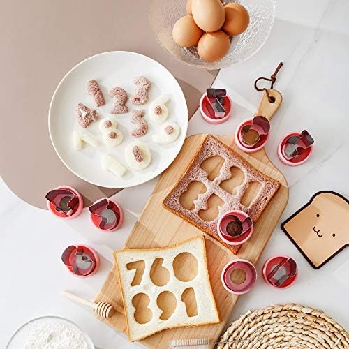 Stainless Steel Cookie Cutters Set for Fun Food, 23 Pcs Big and Small Animal Shapes for Boys and Girls