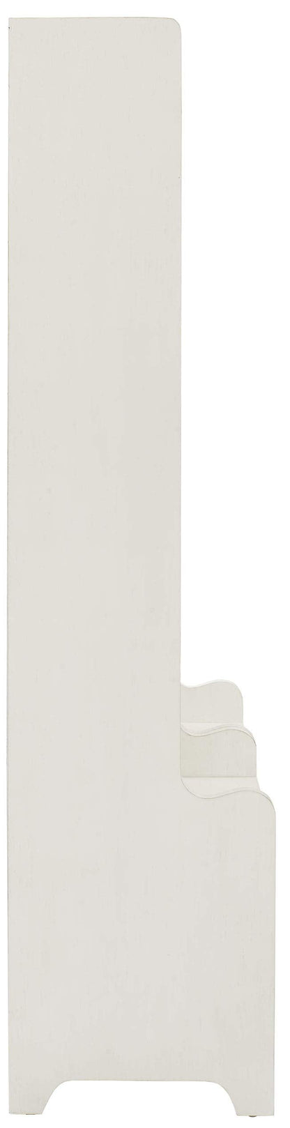 Crosley Furniture Fremont 3-Piece Hall Tree Entryway Set with Storage Cabinets and Coat Rack Hooks, Distressed White