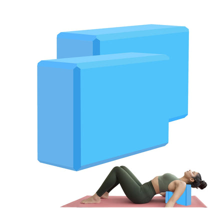 Yoga Block - Supportive Latex-Free Eva Foam - Soft Non-Slip Surface with Beveled Edges for Yoga, Pilates, Meditation - Yoga Accessories for Stability, Balance, Deepen Stretches