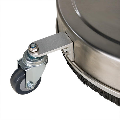 cciyu 20 Inch Stainless Steel Surface Cleaner Pressure Washer Attachments 3/8" Quick Connector