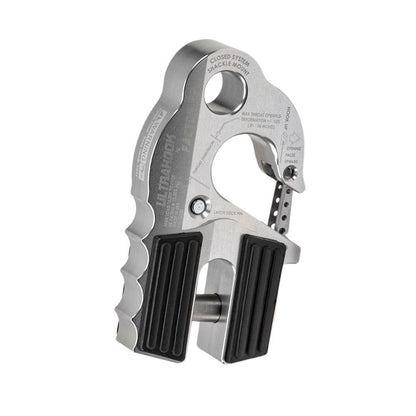 Factor 55 00250-05 Ultrahook Winch Hook Closed System Shackle Max Load 16,000 lbs ULT Strength Shackle Pin Mount 48,000 lbs Offroad 4x4 Adventure – Silver