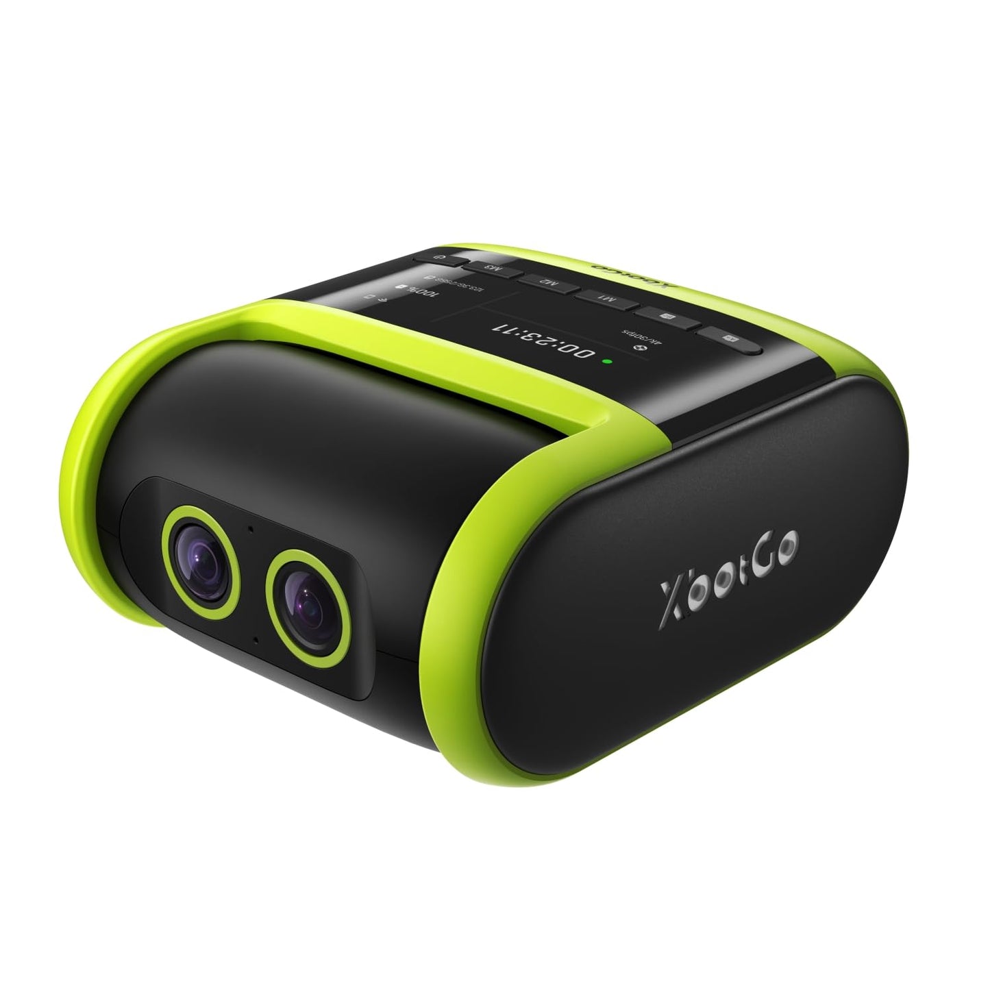 XbotGo Falcon All-in-One AI Action Camera, 4K Auto Tracking Sport Camera for Soccer, Basketball & Football, Dual-Lens Team Sports Recorder with Live Streaming, No Subscription Required (Edge Green)