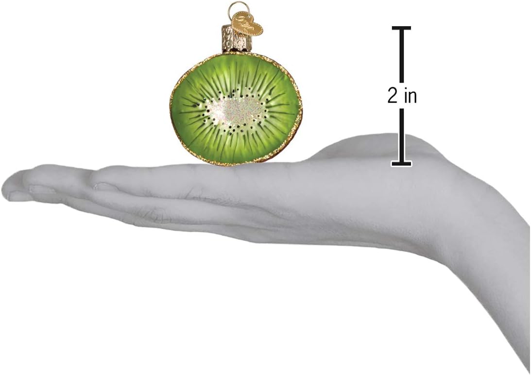 Old World Christmas Kiwi Glass Blown Ornaments for Christmas