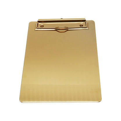 Tsnamay 8.27x5.9 inch Stainless Steel Metal Clipboard,Paper Clipboard for Home, Office, Hospital, Business