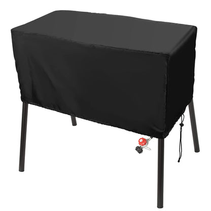 Black Patio Covers for 2-Burner Camp Stove, Luxiv Heavy-Duty Cover for Camp Chef 2 Burner Burners Stove Waterproof Cover (Black, 34.5x16x16)