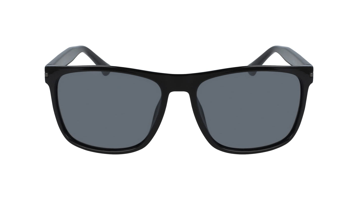 Columbia unisex adult Boulder Ridge Sunglasses, Black/Smoke Polarized, 57 mm US