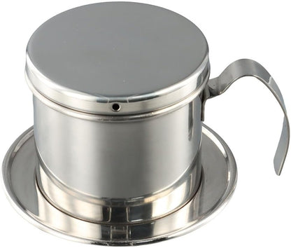 Stainless Steel Vietnamese Drip Coffee Filter Maker, Pot Infuser for Home, Office, Traveling